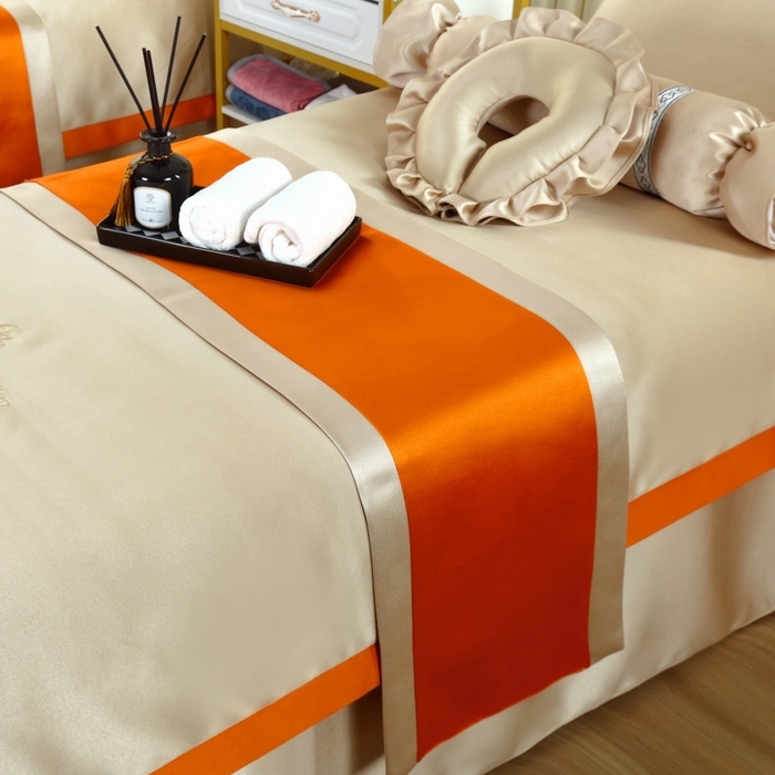 91家纺网 家纺一手货源 找家纺 （总）莉人坊 2023新款贵妃缎按摩床床罩系列