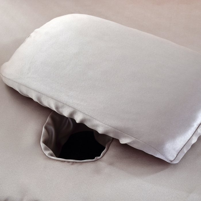 91家纺网 家纺一手货源 找家纺 莉人坊 2023新款贵妃缎按摩床床罩系列 逃之夭夭灰色