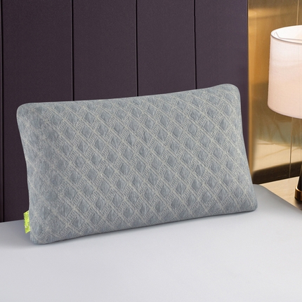 91家纺网 家纺一手货源 找家纺 佳梦达 2023新款全棉空气层面包枕记忆棉乳胶枕头枕芯（系列四）-乳胶枕 40*70cm/只灰色面包枕（含内外套）