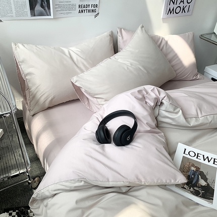 91家纺网 家纺一手货源 找家纺 （总）芷凡家纺 2023新款水洗磨毛双拼四件套