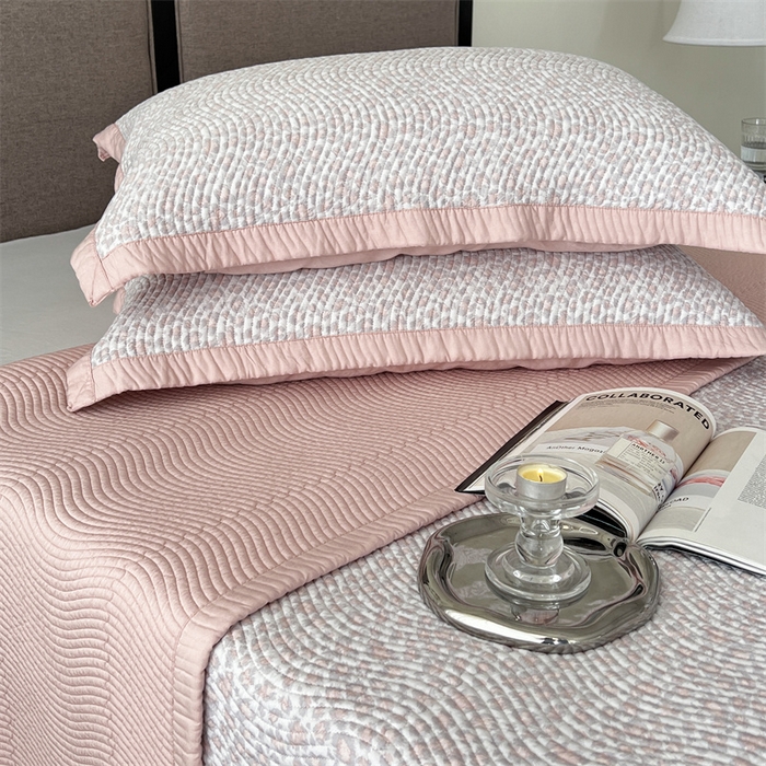 91家纺网 家纺一手货源 找家纺 （总）汇庭 2023新款雅丝床盖三件套