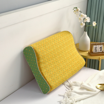 91家纺网 家纺一手货源 找家纺 （总）佳梦达 2023新款全棉双层纱记忆棉乳胶枕头枕芯-乳胶枕