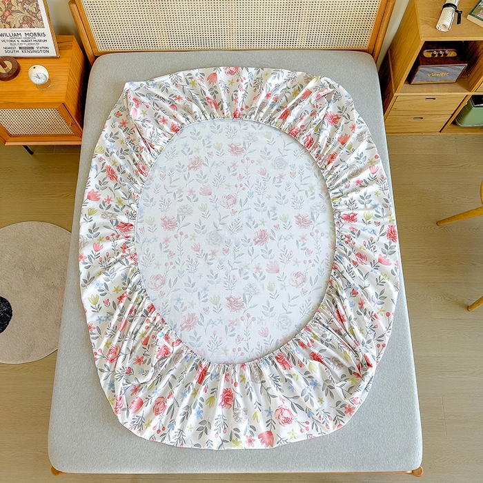 91家纺网 家纺一手货源 找家纺 芃成家纺 2023新款全棉老粗布床笠 曼莎