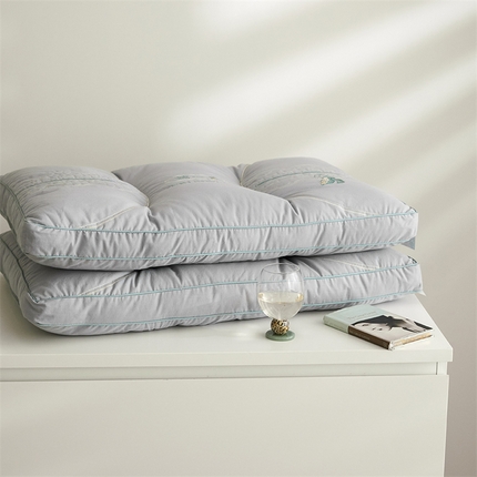 91家纺网 家纺一手货源 找家纺 （总）头等舱 2023新款详情全棉A类水洗磨毛大豆抗菌枕芯（萌豆）