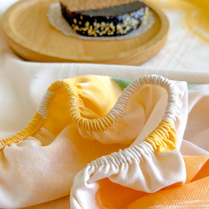 91家纺网 家纺一手货源 找家纺 芃成家纺 2023新款全棉老粗布床笠 玛奇朵 桔