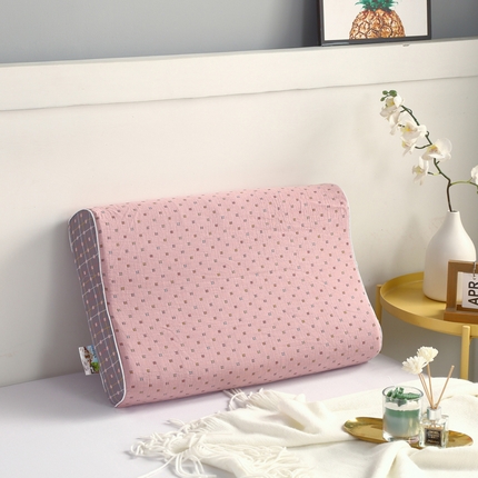 91家纺网 家纺一手货源 找家纺 （总）佳梦达 2023新款全棉双层纱记忆棉乳胶枕头枕芯-乳胶枕