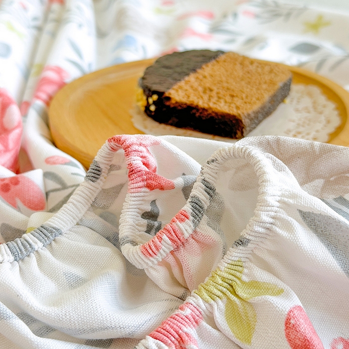 91家纺网 家纺一手货源 找家纺 芃成家纺 2023新款全棉老粗布床笠 曼莎