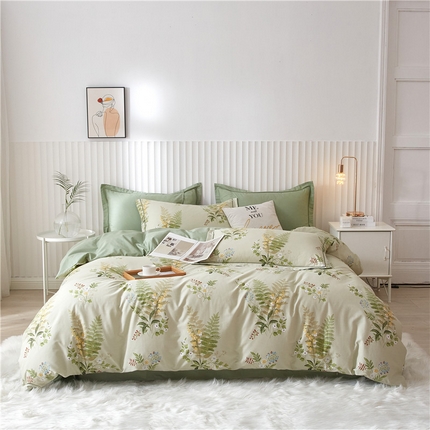 91家纺网 家纺一手货源 找家纺 （总）沐白家居 2023全棉13376全棉印花四件套