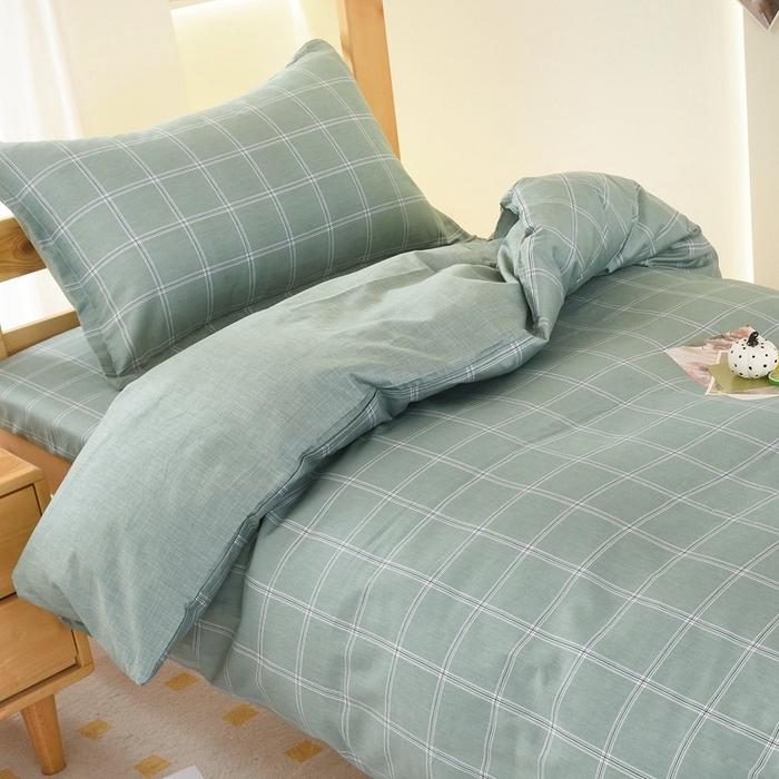 91家纺网 家纺一手货源 找家纺 朵希曼 2026新款全棉学生三件套 华夫格