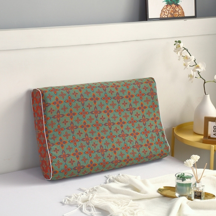 91家纺网 家纺一手货源 找家纺 （总）佳梦达 2023新款全棉双层纱记忆棉乳胶枕头枕芯-乳胶枕