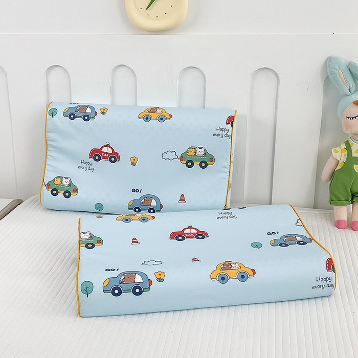 91家纺网 家纺一手货源 找家纺 良佐生活  2023新款A类60支全棉贡缎乳胶枕枕套 汽车达人