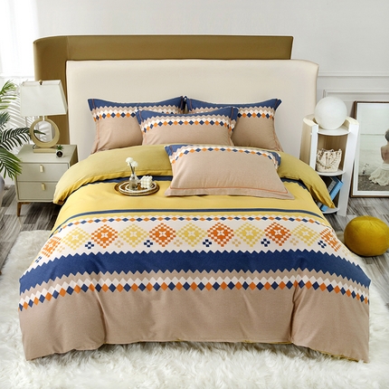 91家纺网 家纺一手货源 找家纺 （总）金纱玉纺家纺 2024新款加厚AB版四件套