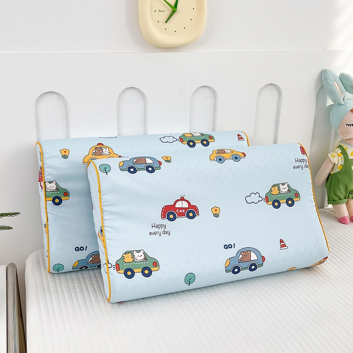 91家纺网 家纺一手货源 找家纺 良佐生活  2023新款A类60支全棉贡缎乳胶枕枕套 汽车达人