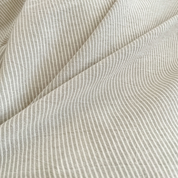 91家纺网 家纺一手货源 找家纺 金丝鸟 2023新款贝壳边A类色织全棉水洗棉简约条纹四件套 贝壳边款 简约条纹 绿