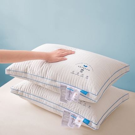 91家纺网 家纺一手货源 找家纺 贵夫人 2023新款冰丝大豆枕枕芯枕头 款式二