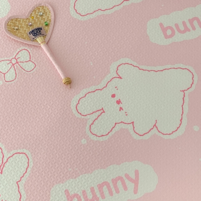 91家纺网 家纺一手货源 找家纺 昔可 2023新款凉感海洋丝针织软席三件套 粉色bunny