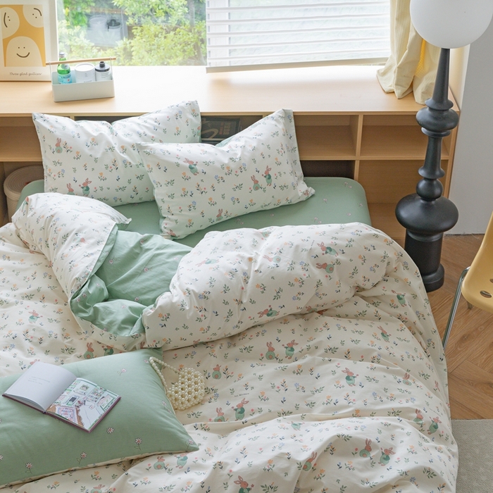 91家纺网 家纺一手货源 找家纺 时年 2023新款全棉优选系列-相机风格 田园假日