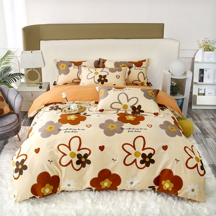 91家纺网 家纺一手货源 找家纺 （总）金纱玉纺家纺 2024新款加厚AB版四件套