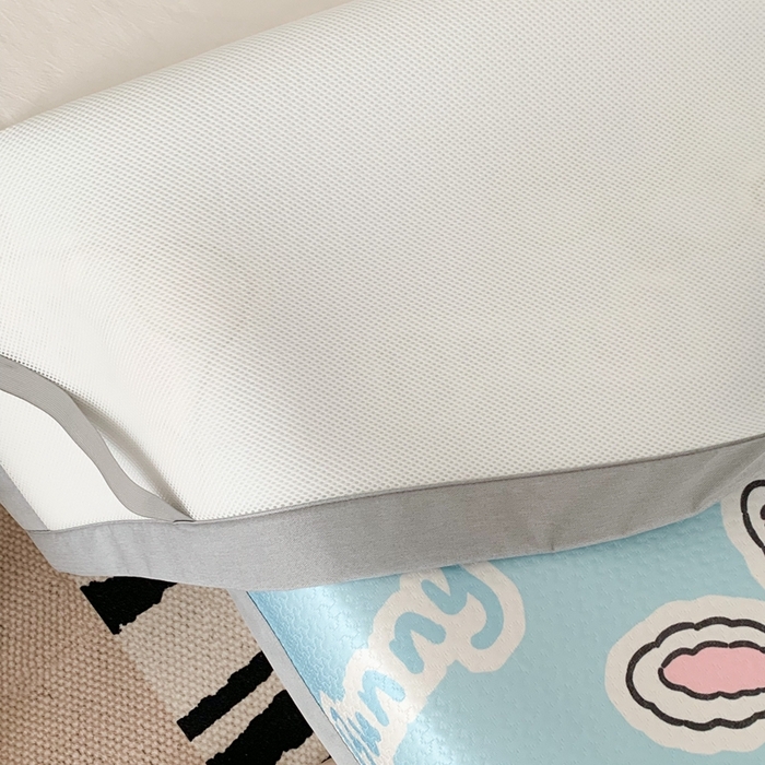 91家纺网 家纺一手货源 找家纺 昔可 2023新款凉感海洋丝针织软席三件套 蓝色蝴蝶结兔