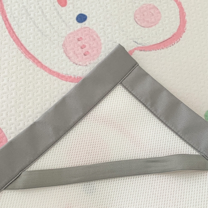 91家纺网 家纺一手货源 找家纺 昔可 2023新款凉感海洋丝针织软席三件套 草莓啵啵兔