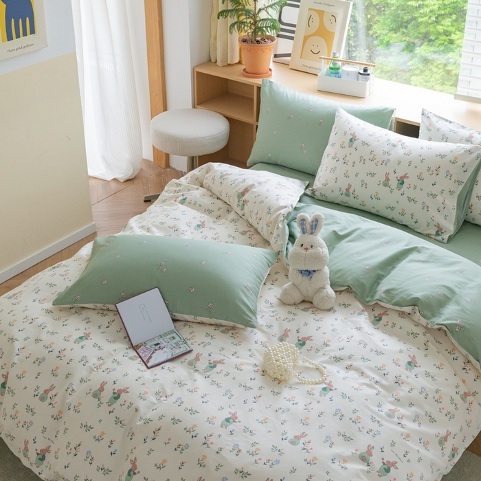 91家纺网 家纺一手货源 找家纺 时年 2023新款全棉优选系列-相机风格 田园假日