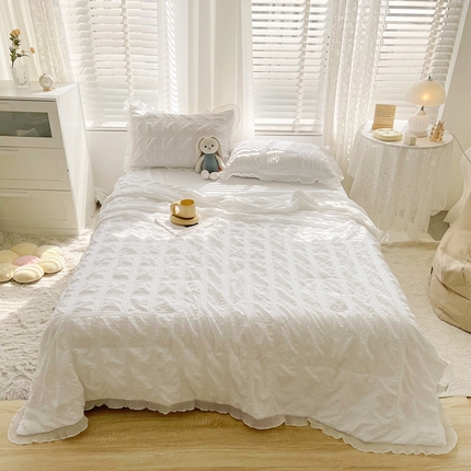 91家纺网 家纺一手货源 找家纺 （总）蓝冰家纺 2023新款泡泡纱夏被三件套