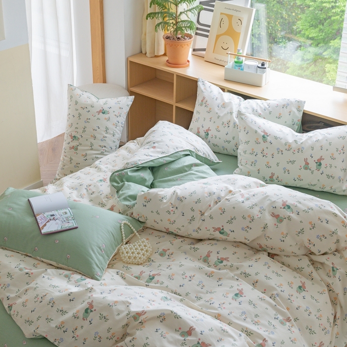 91家纺网 家纺一手货源 找家纺 时年 2023新款全棉优选系列-相机风格 田园假日