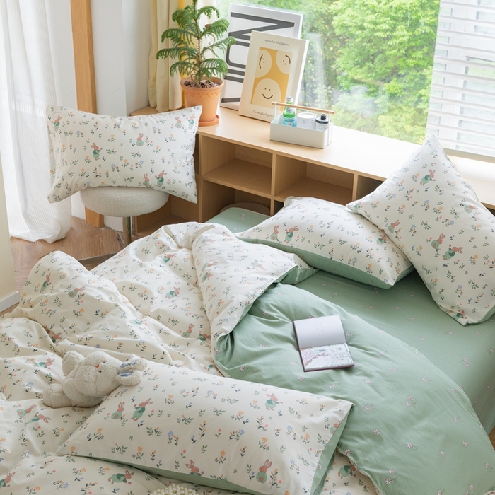 91家纺网 家纺一手货源 找家纺 时年 2023新款全棉优选系列-相机风格 田园假日