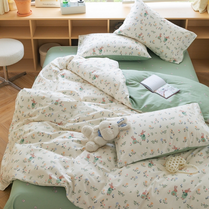 91家纺网 家纺一手货源 找家纺 时年 2023新款全棉优选系列-相机风格 田园假日