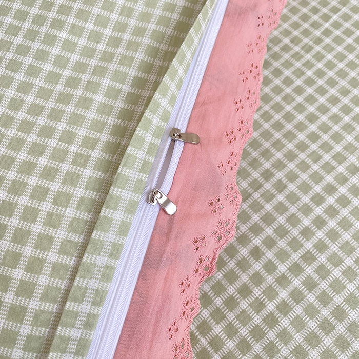 91家纺网 家纺一手货源 找家纺 宇彬20223年新款13372全棉韩版刺绣花边和印花花边四件套和单被套 刺绣花边 北海恋人