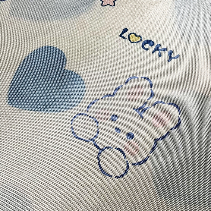 91家纺网 家纺一手货源 找家纺 慕尚家纺 2025新款简约数码印花冰藤席平铺+床笠款 欢乐兔-平铺