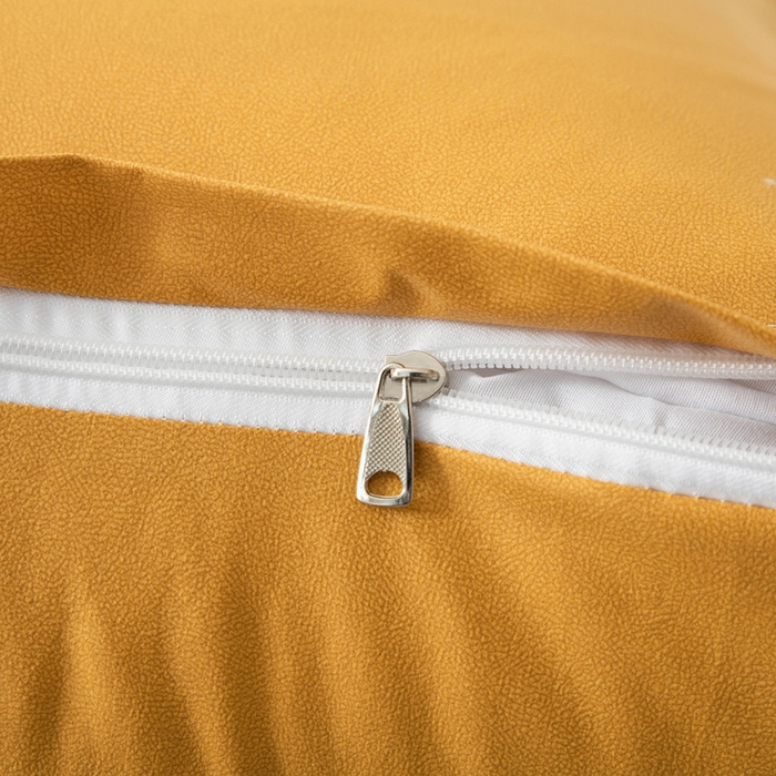 91家纺网 家纺一手货源 找家纺 美达人 2023新款大面包款科技布床头靠背 亮橙色