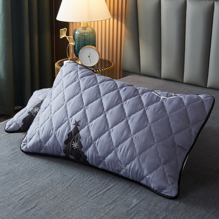 91家纺网 家纺一手货源 找家纺 花言狐语2025新款水洗棉防水枕套 摩登森林