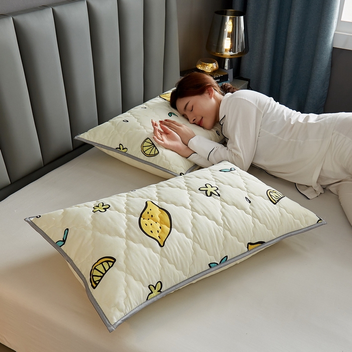 91家纺网 家纺一手货源 找家纺 花言狐语2025新款水洗棉防水枕套 宁夏