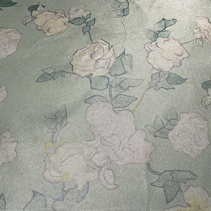 91家纺网 家纺一手货源 找家纺 慕尚家纺 2025新款简约数码印花冰藤席平铺+床笠款 流光岁月-平铺