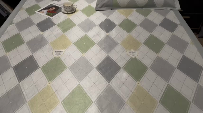 91家纺网 家纺一手货源 找家纺 慕尚家纺 2025新款简约数码印花冰藤席平铺+床笠款 流年-床笠