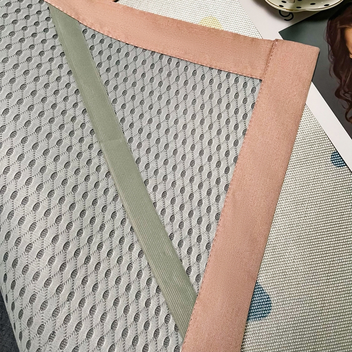 91家纺网 家纺一手货源 找家纺 慕尚家纺 2025新款简约数码印花冰藤席平铺+床笠款 彩虹星星-平铺