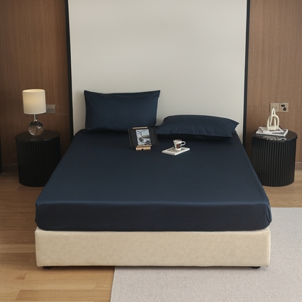 寐眠 2023新款100支纯棉长绒棉单床笠 爵士蓝【床笠】