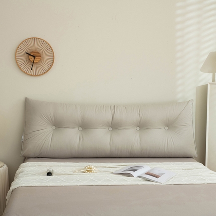 91家纺网 家纺一手货源 找家纺 美达人家纺2023新款三角款科技布三角靠背 月牙灰