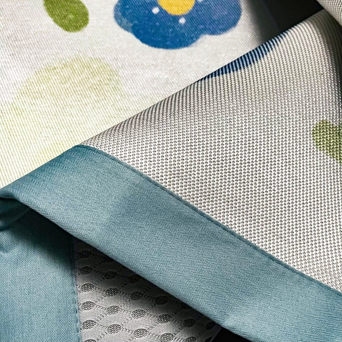 91家纺网 家纺一手货源 找家纺 慕尚家纺 2025新款简约数码印花冰藤席平铺+床笠款 小时光-平铺