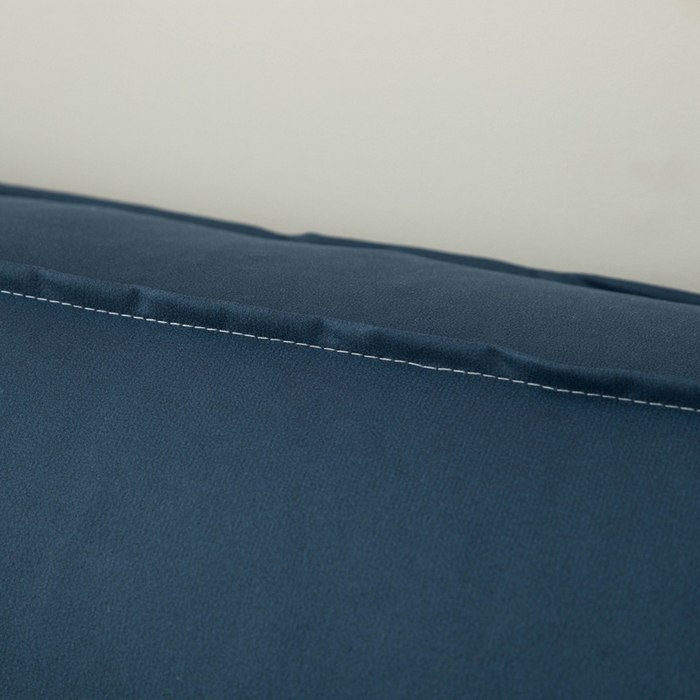 91家纺网 家纺一手货源 找家纺 美达人 2023新款大面包款科技布床头靠背 琉璃蓝