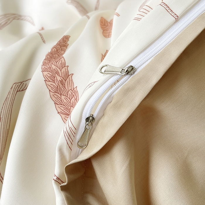 91家纺网 家纺一手货源 找家纺 千朵 2023新款莱赛尔纤维冰激凌系列四件套（三） 稻香