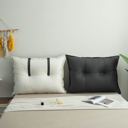 91家纺网 家纺一手货源 找家纺 美达人家纺2023新款AB面款科技布双色靠背 深川灰