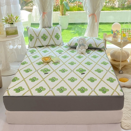 91家纺网 家纺一手货源 找家纺 （总）云家 2023新款3D冰豆豆凉席三件套床笠款席子凉席空调席软席