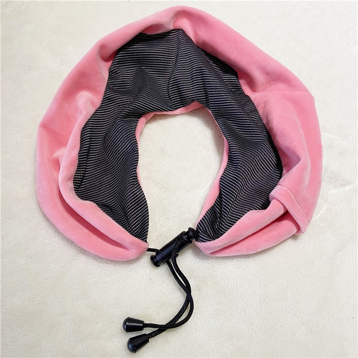 91家纺网 家纺一手货源 找家纺 卡奥家纺 2025新款驼峰U型枕旅行颈椎枕 粉色27*25*14cm