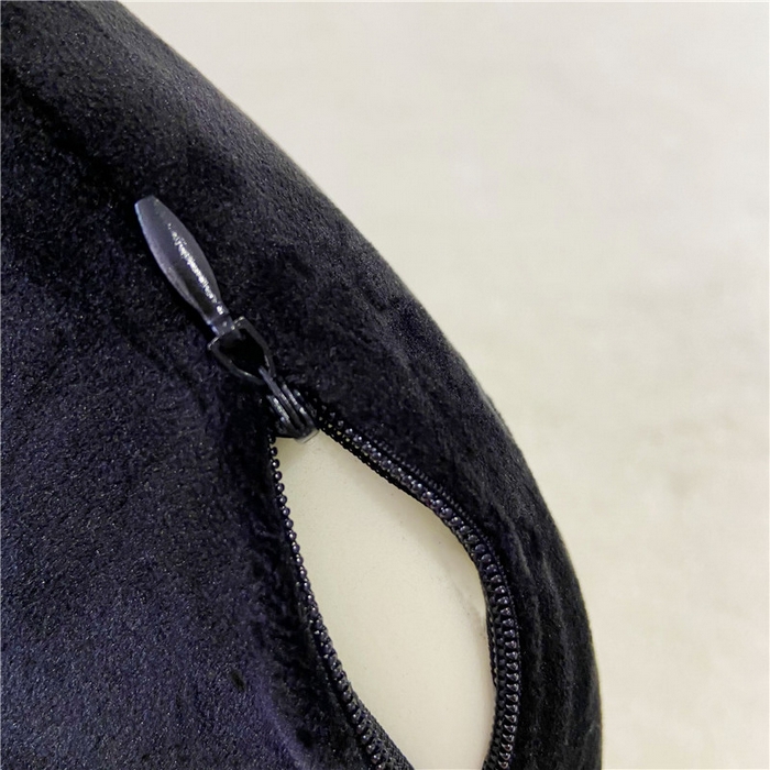 91家纺网 家纺一手货源 找家纺 卡奥家纺 2025新款驼峰U型枕旅行颈椎枕 黑色27*25*14cm