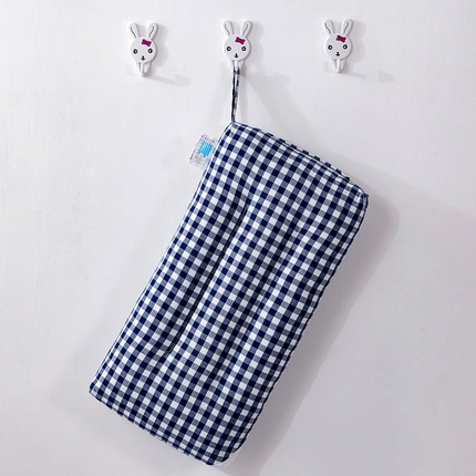 91家纺网 家纺一手货源 找家纺 （总）仁宇枕业 2023年新款色织全棉无印风水洗棉儿童枕头