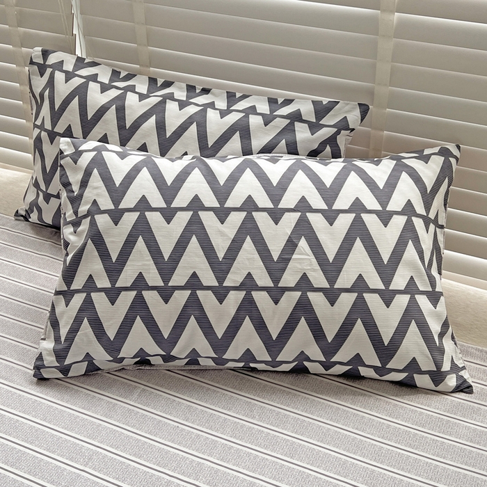 91家纺网 家纺一手货源 找家纺 梦家居 2023春季新品小清新系列3-全棉单被套 格拉