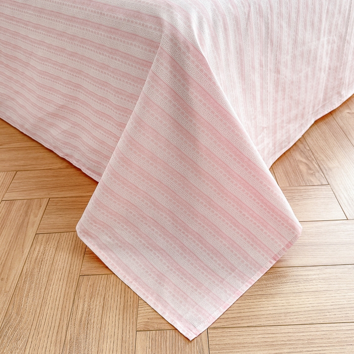 91家纺网 家纺一手货源 找家纺 清雅福 2023新款春夏13372小清新系列床上四件套 后花园