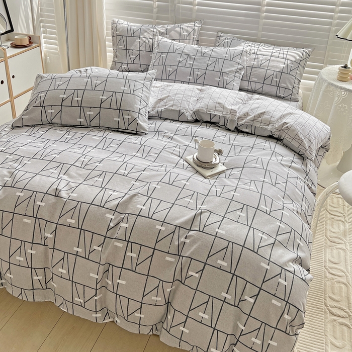 91家纺网 家纺一手货源 找家纺 梦家居 2023春季新品小清新系列3-全棉单被套 威廉